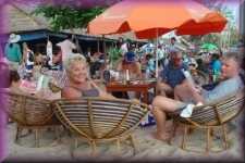 Relaxen aan strand